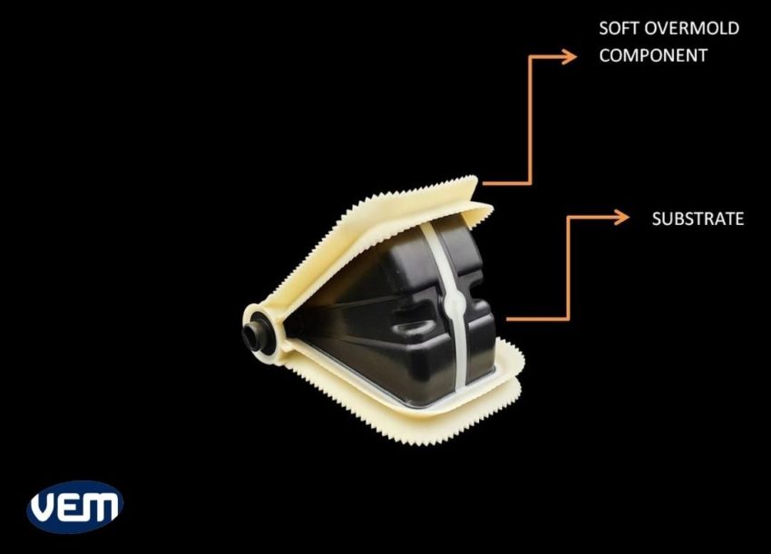 overmolding part