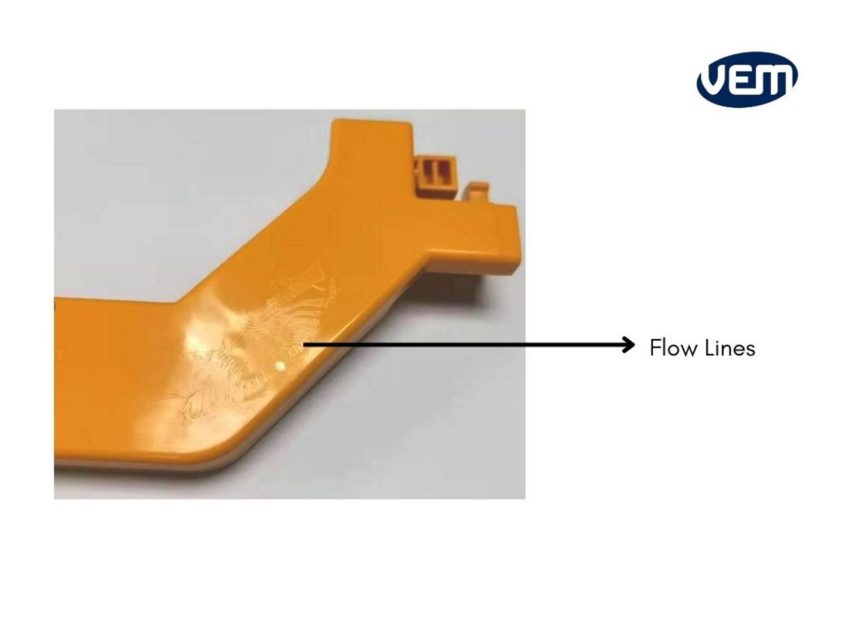 flow lines plastic defect