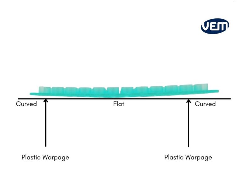 plastic warpage defect