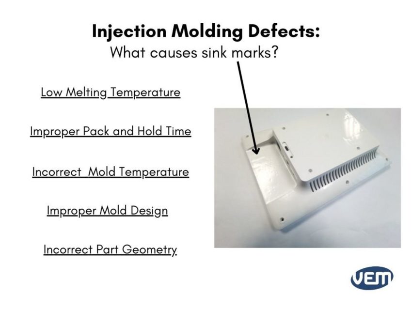 sink mark molding defect