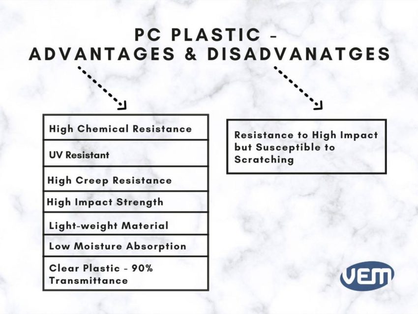 pc plastic advantages and disadvantages