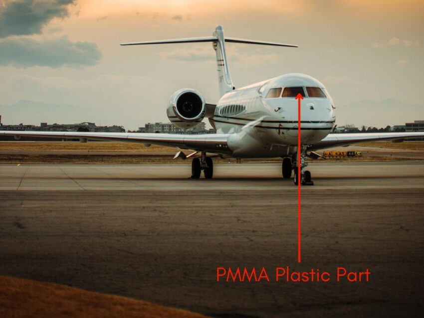 PMMA aviation applications