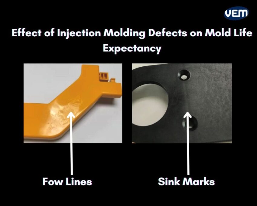 injection molding defects and mold life expectancy