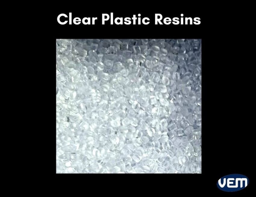 clear plastic resin
