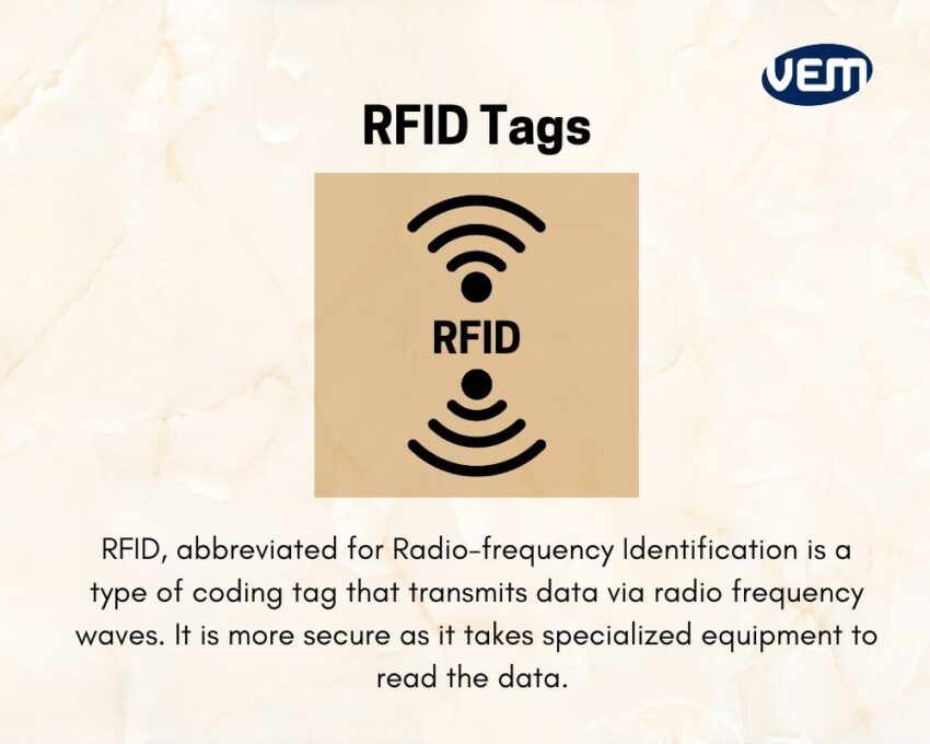 RFID tags for product traceability