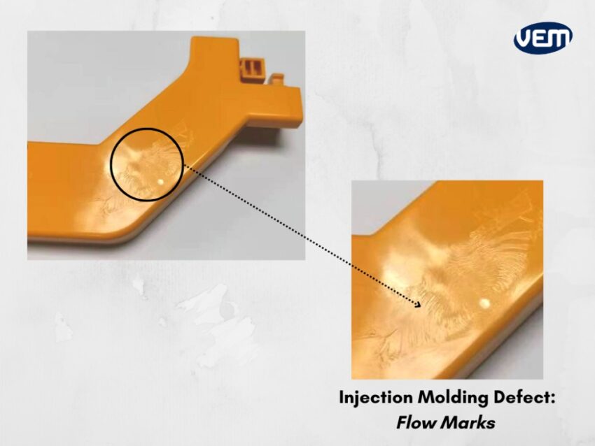 flowmarks in injection molding