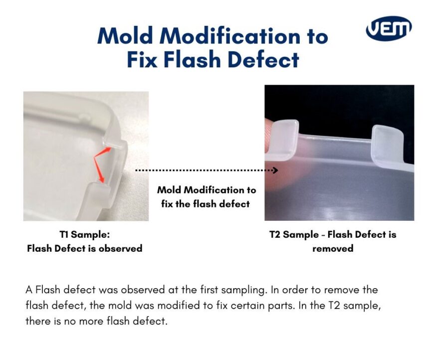 mold modification flash