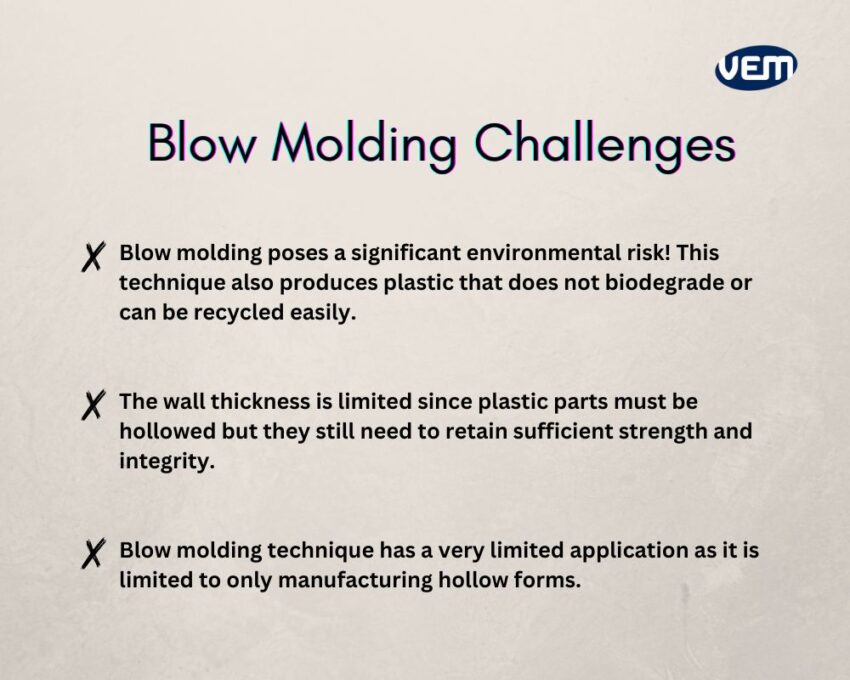 blow molding challenges