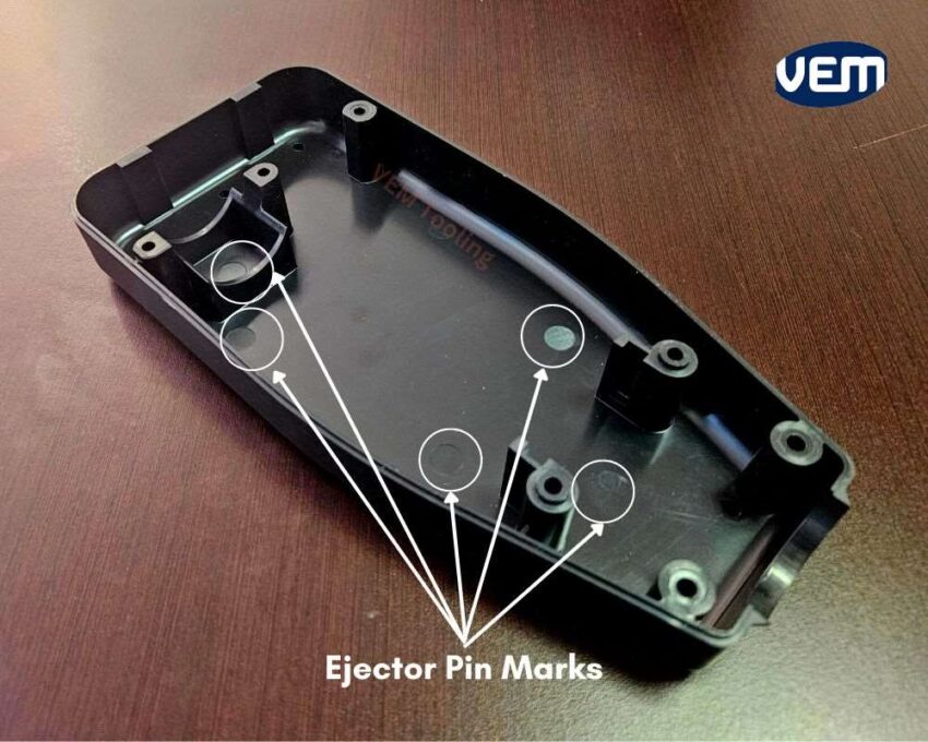 ejector pin marks