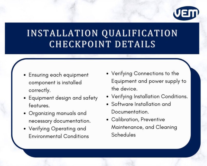 installation qualification checklist
